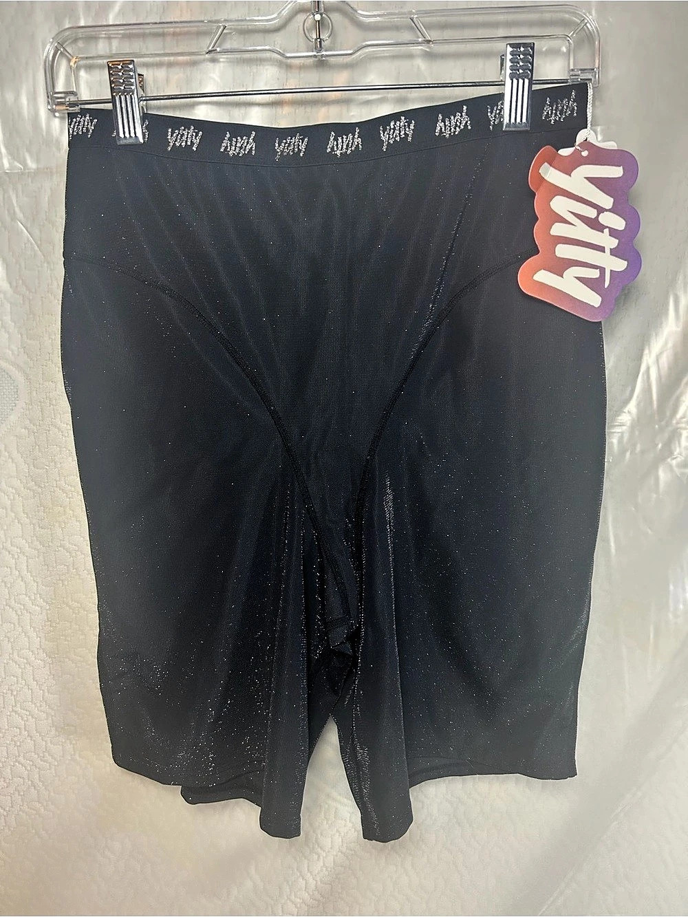 Yitty Spotlight Shaping High Waist Short High Waist Shimmered Iconic black